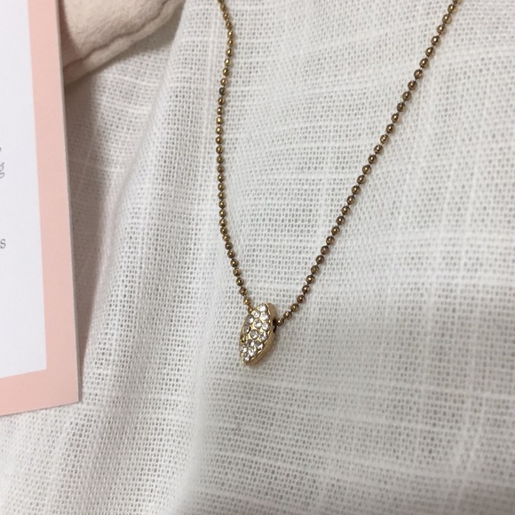 UNCOMMON JAMES BOHO GOLD DAINTY NECKLACE CHOKER BRUSHED GOLD VINTAGE GOLD ADJUST - Picture 8 of 12